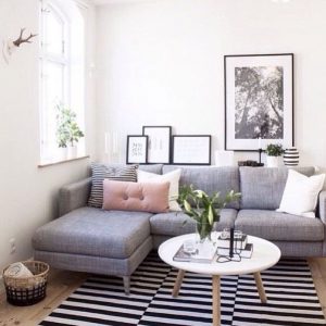 Thiết kế đơn giản nhẹ nhàng của mẫu sofa phòng khách