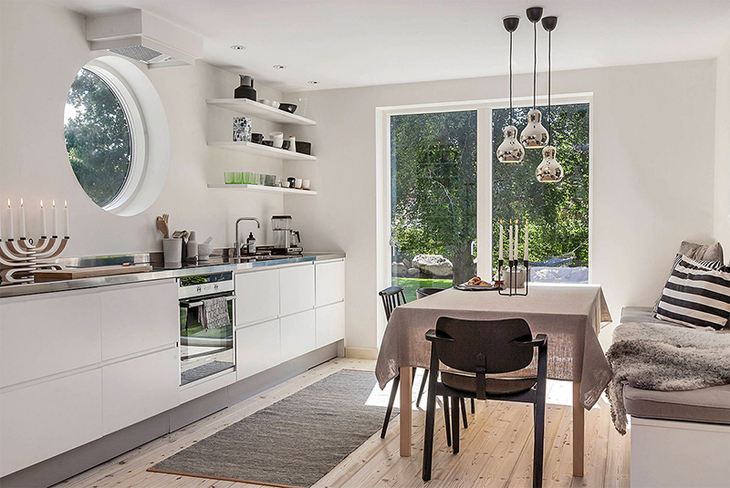 Thiết kế nội thất phòng bếp theo Scandinavian Style