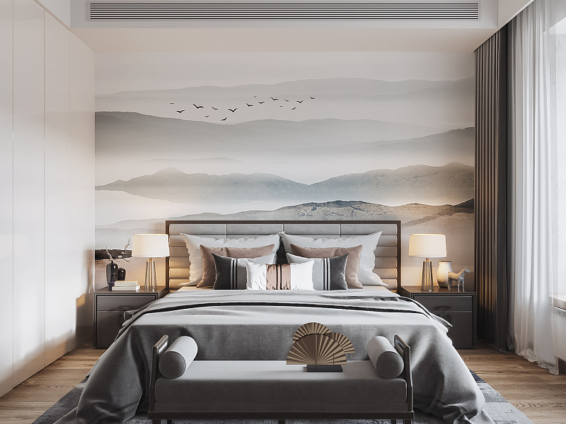 Phòng ngủ thiết kế nhẹ nhàng theo phong cách Scandinavian