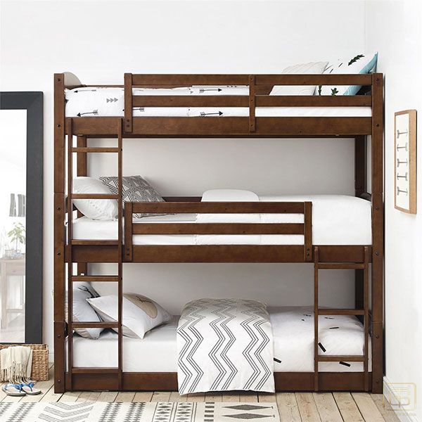 Dòng sản phẩm nội thất giá thành rẻ hơn nhiều so với giường tầng làm từ gỗ.
