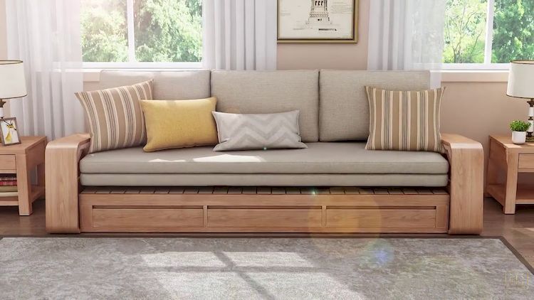 Phòng khách trở nên tiện ích với sofa thông minh
