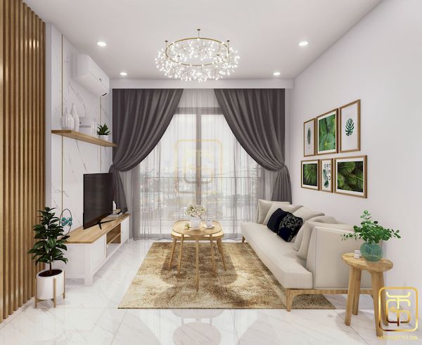 5+ Mẫu thiết kế nội thất chung cư 55m2 tối ưu diện tích 2022