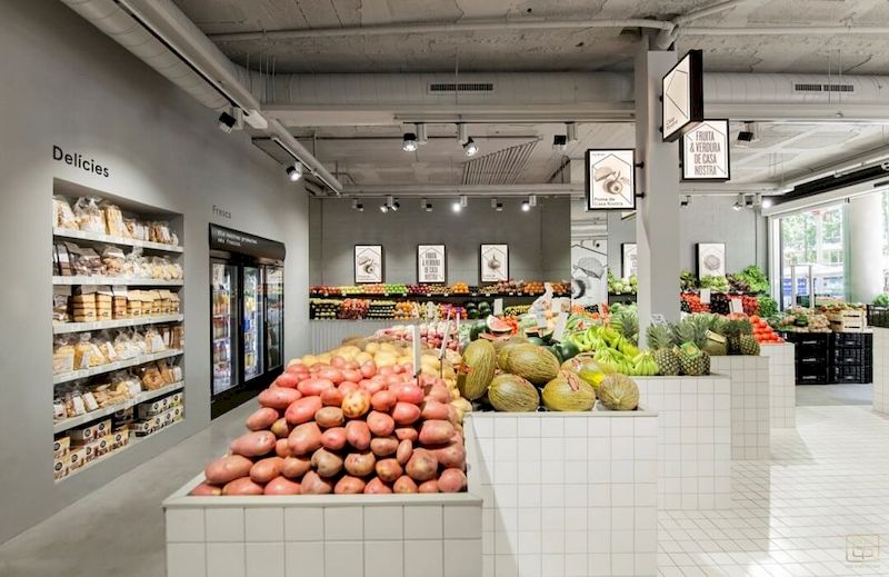 Thiết kế cửa hàng trái cây - rau củ sạch