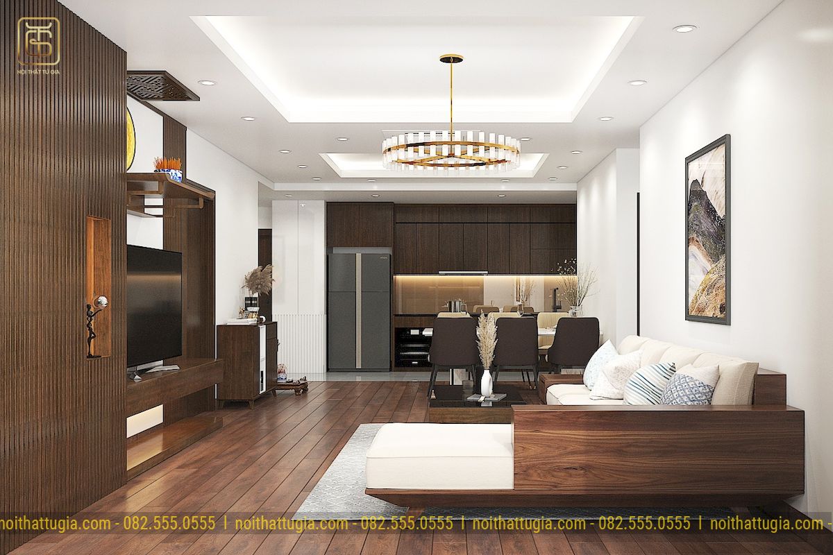 Các mẫu thiết kế nội thất căn hộ 74m2 luôn được cải biến, thay thế phù hợp và dẫn đầu thời đại