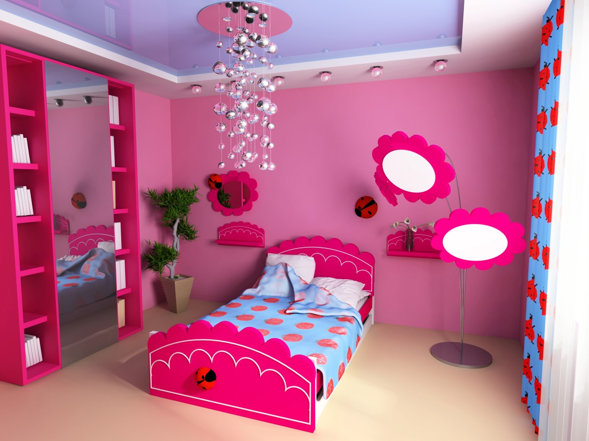 Hạn chế sử dụng đồ nội thất tone hồng đậm cho phòng ngủ