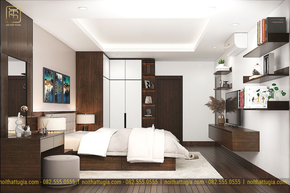 100 Mẫu thiết kế nội thất chung cư 3 phòng ngủ đẹp xu hướng năm 2022