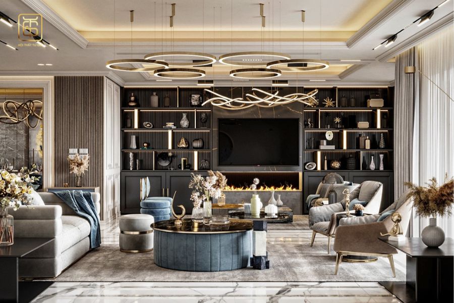 Phong cách thiết kế nội thất Luxury luôn được tầng lớp thượng lưu ưu ái lựa chọn