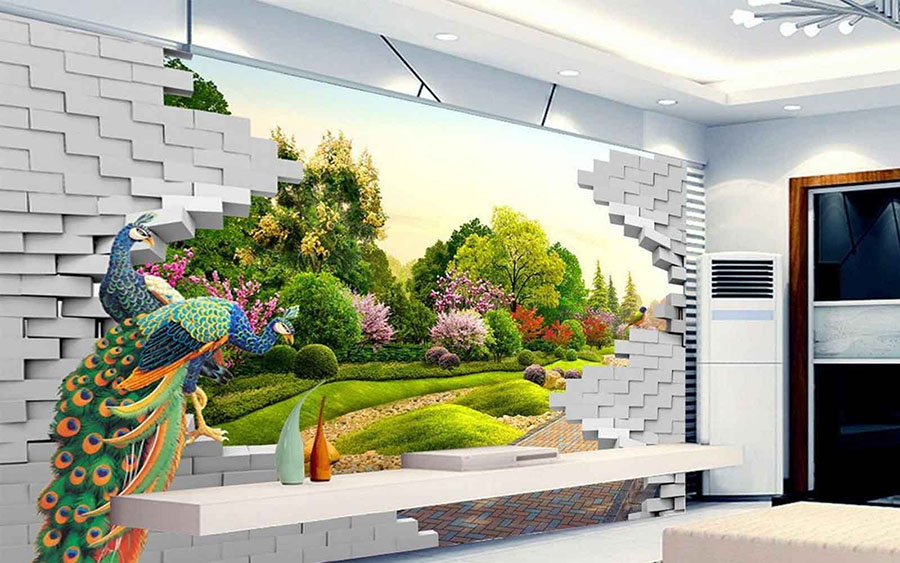 5+ Mẫu gạch ốp tường phòng khách đẹp hot nhất 2022