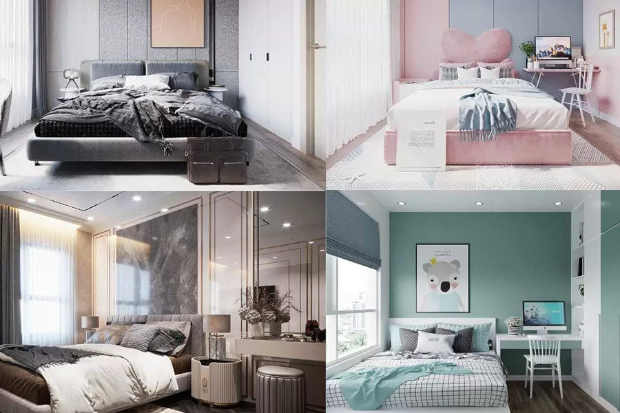 Cách chọn màu sơn phòng ngủ đẹp hợp phong thủy