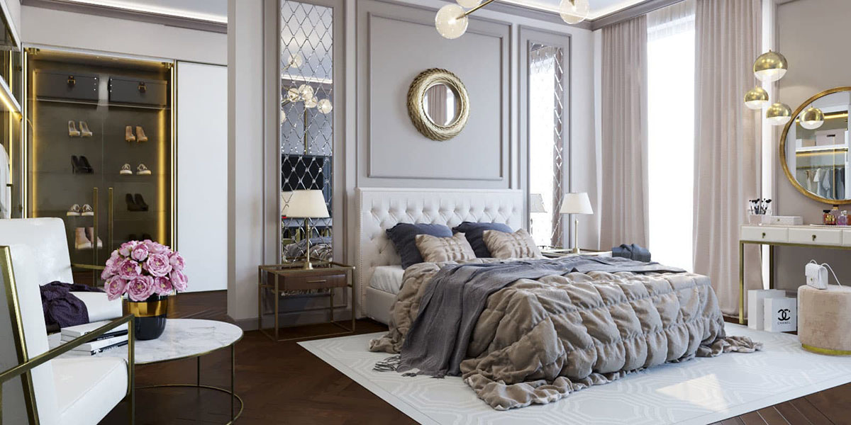 24 Mẫu giường tân cổ điển đẹp sang trọng cho phòng ngủ đẳng cấp