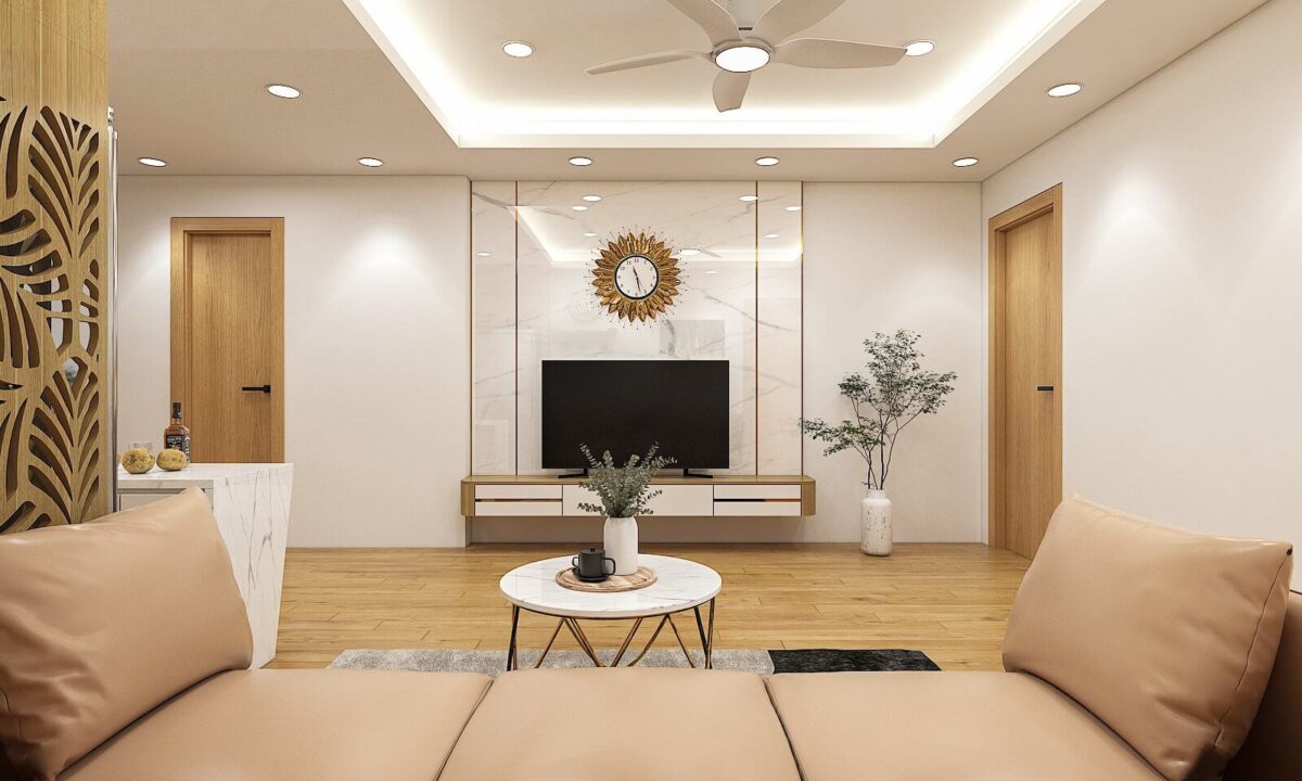 Thiết kế nội thất chung cư 90m2 theo phong cách hiện đại