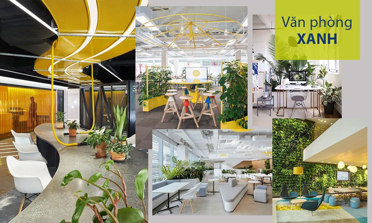 Lựa chọn phong cách không gian xanh -Eco cho văn phòng
