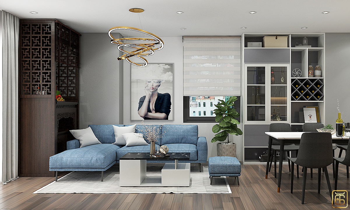 Bố trí đồ nội thất với kích thước phù hợp sẽ giúp không gian trở nên rộng rãi và có nét thẩm mỹ hơn