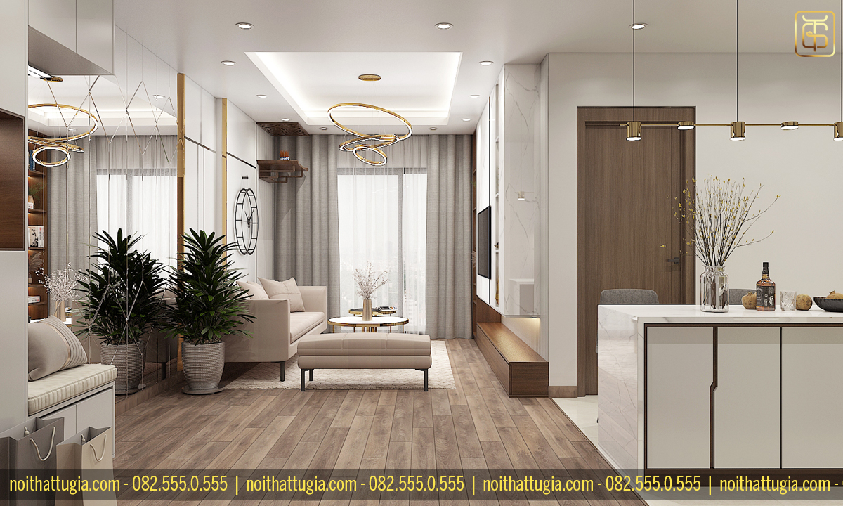 50+ Mẫu thiết kế nội thất chung cư đẹp 2023 | Bep.vn