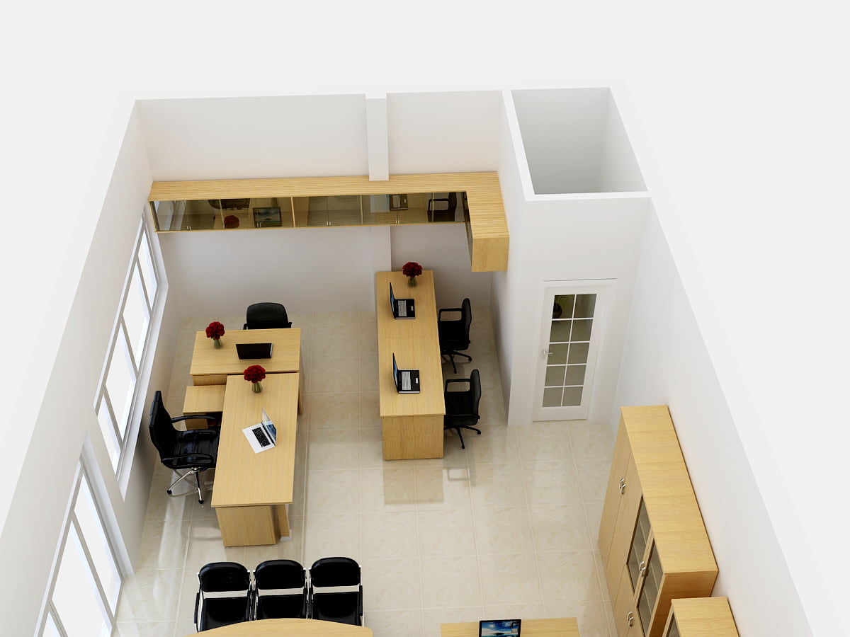 Thiết kế văn phòng nhỏ theo phong cách tối giản