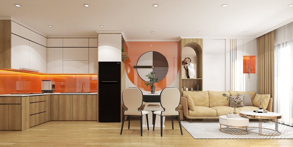 Thiết kế nội thất phong cách tối giản là việc hạn chế tối đa việc sử dụng các đồ nội thất cồng kềnh mà thay vào đó là sử dụng các đồ nội thất đơn giản và nhỏ gọn