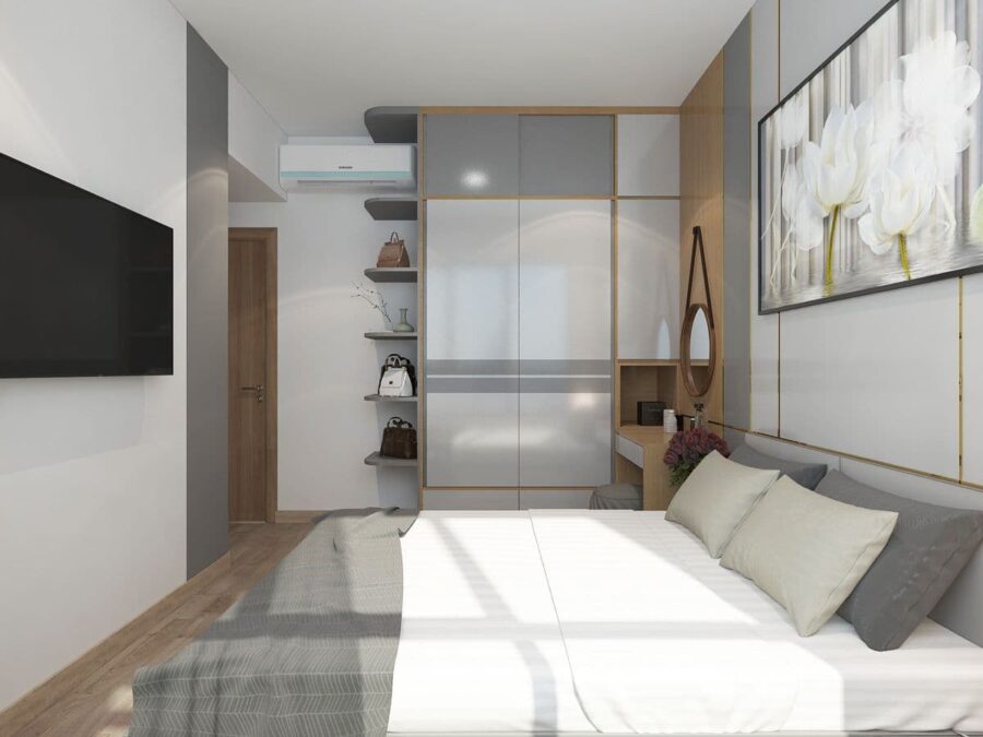 Thiết kế nội thất căn hộ 88m2 đảm bảo đầy đủ tiện nghi, tiện ích hiện đại