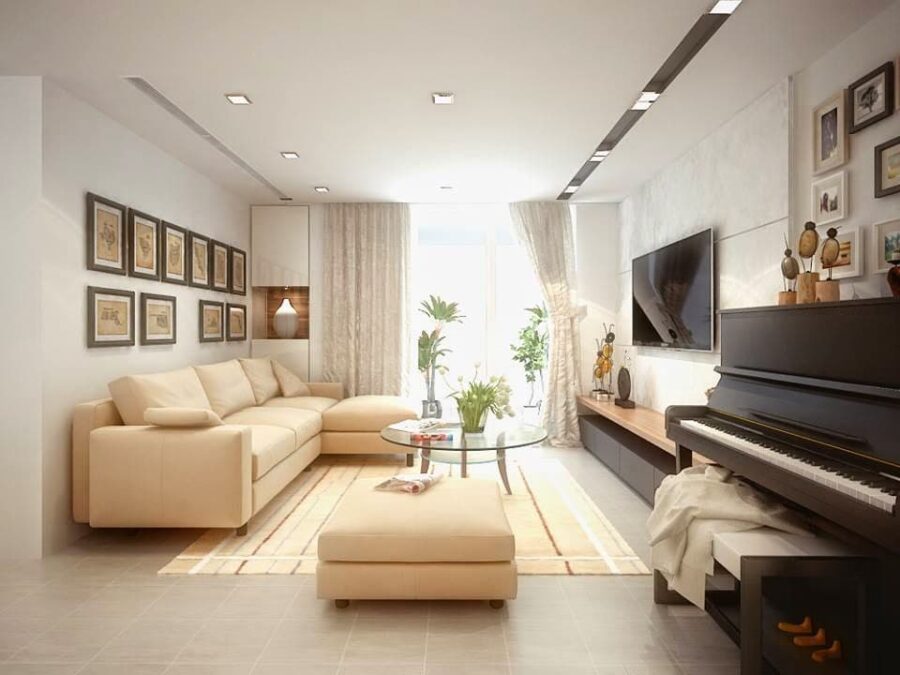 Thiết kế nội thất chung cư 82m2 phong cách tối giản