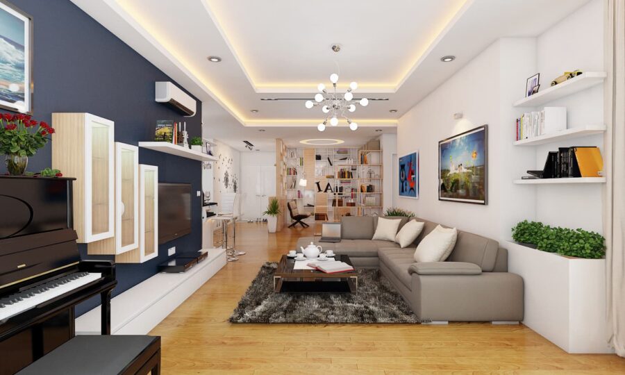 Thiết kế nội thất chung cư 85m2 theo phong cách hiện đại