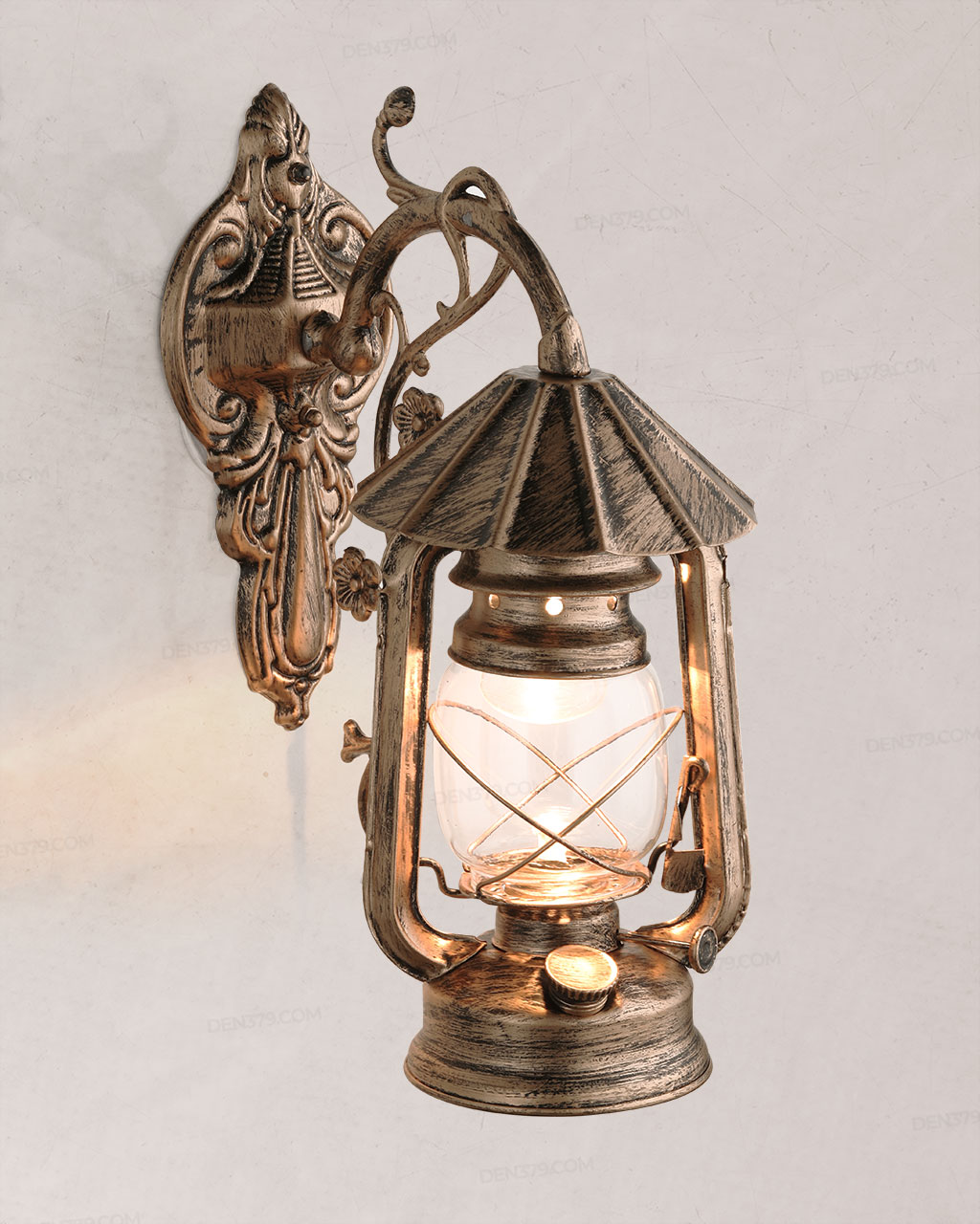 Mẫu đèn trang trí cổ điển làm từ chất liệu đồng cao cấp