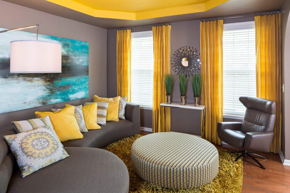 trang trí nội thất phòng khách đẹp cho người mệnh Thổ