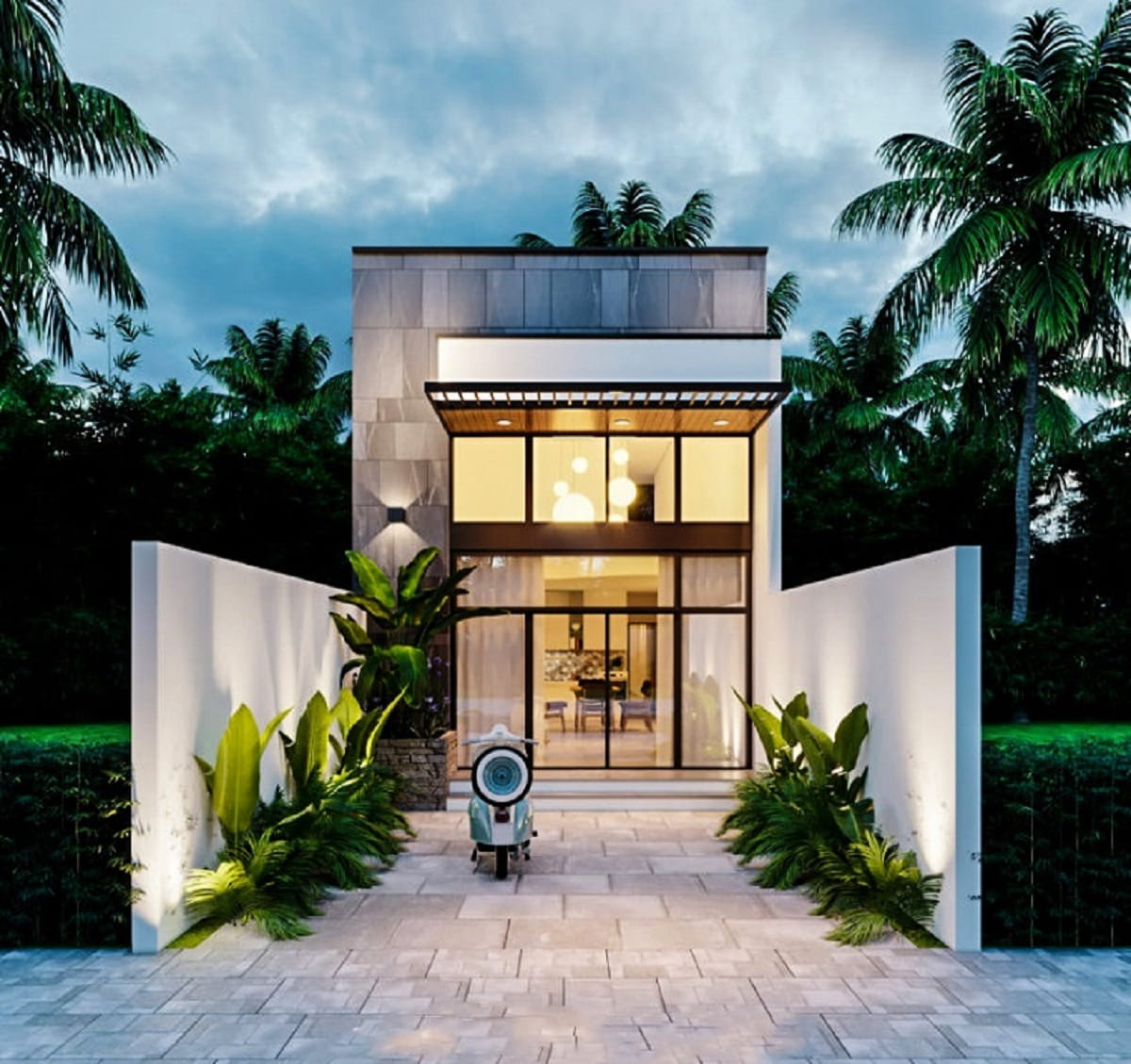 10 thiết kế nhà đẹp hiện đại 2 tầng đẹp nhất