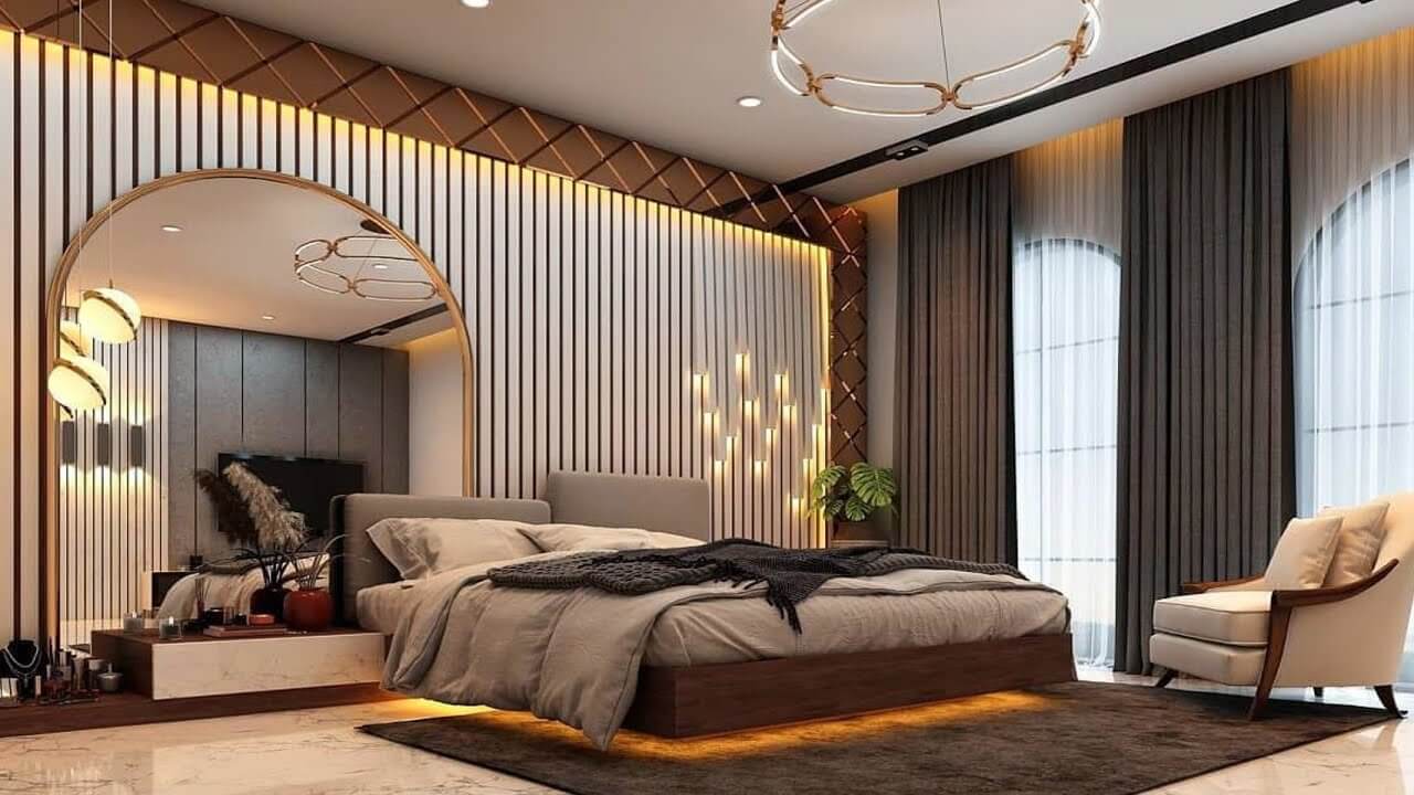 Mẫu giường đẹp bằng gỗ công nghiệp