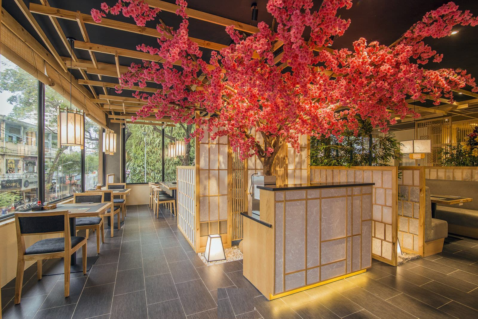 Đặc trưng thiết kế không gian nhà hàng Nhật Bản  