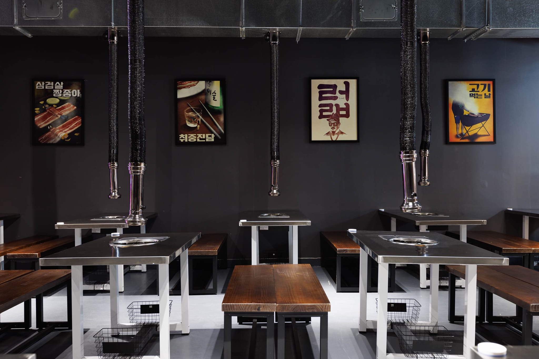 Thiết kế mẫu nhà hàng Hàn Quốc theo phong cách buffet yêu cầu không gian khá rộng rãi