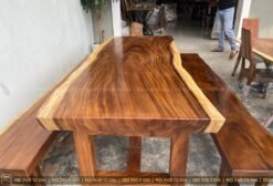 bàn ăn gỗ me tây đẹp – BBA065