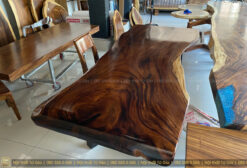 Mặt bàn giám đốc gỗ me tây BLV005 - Gỗ trên 100 năm