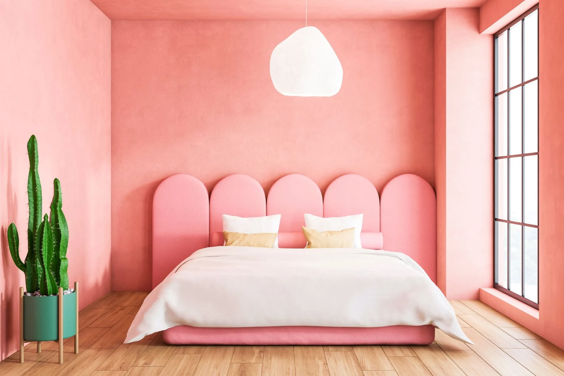Lựa chọn chăn ga cho phòng ngủ màu hồng