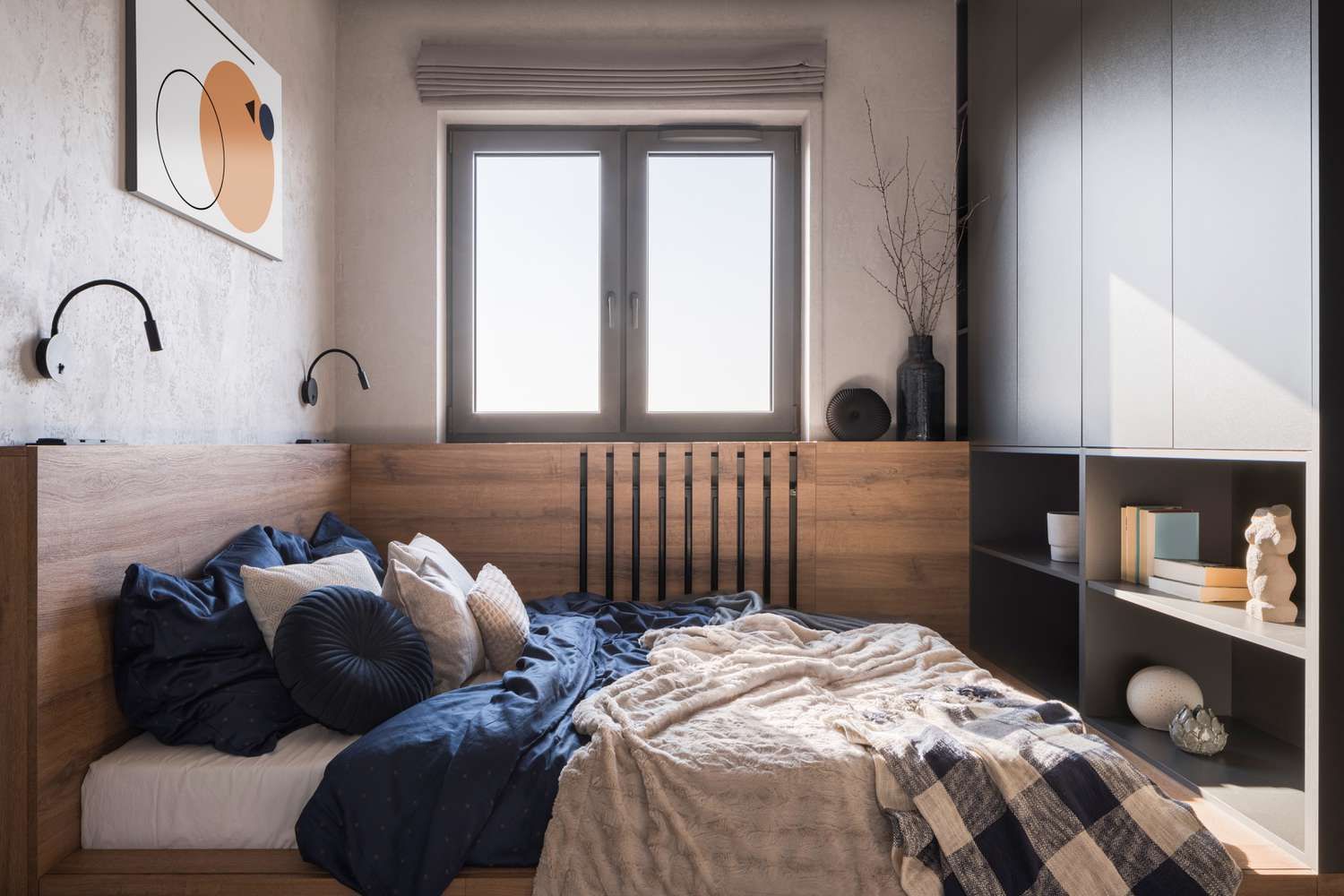 Mẫu thiết kế nội thất phòng ngủ nhỏ đẹp, hiện đại đón đầu xu hướng hiện nay