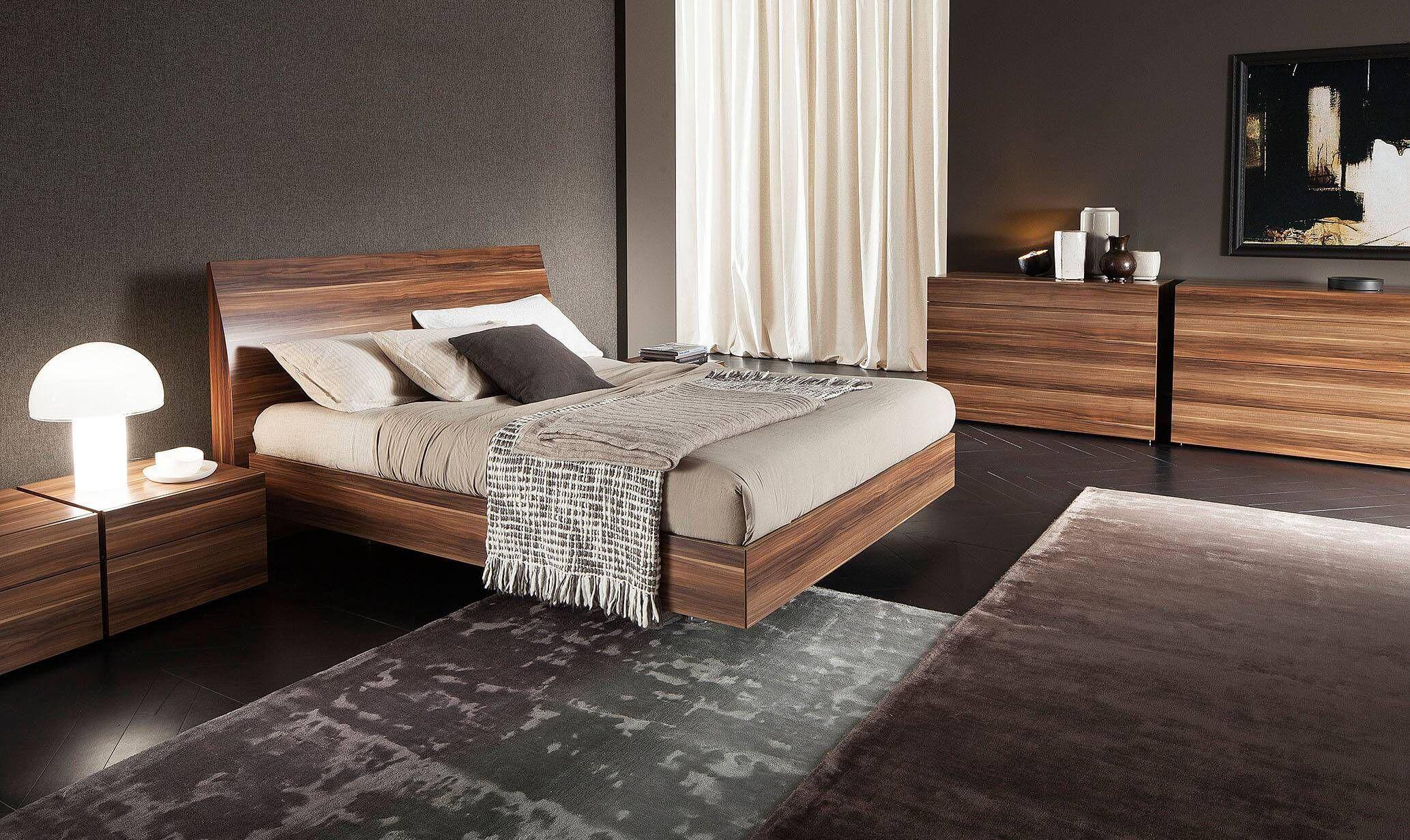 Ý tưởng phòng ngủ hiện đại sang trọng với nội thất gỗ tự nhiên