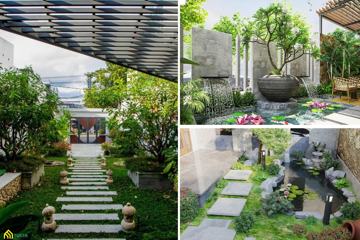 Mẫu sân vườn đẹp hiện đại đang được ưa chuộng tại Việt Nam