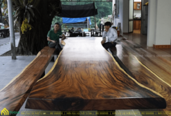 Bộ bàn K3 gỗ me tây dài 5m - BMT099