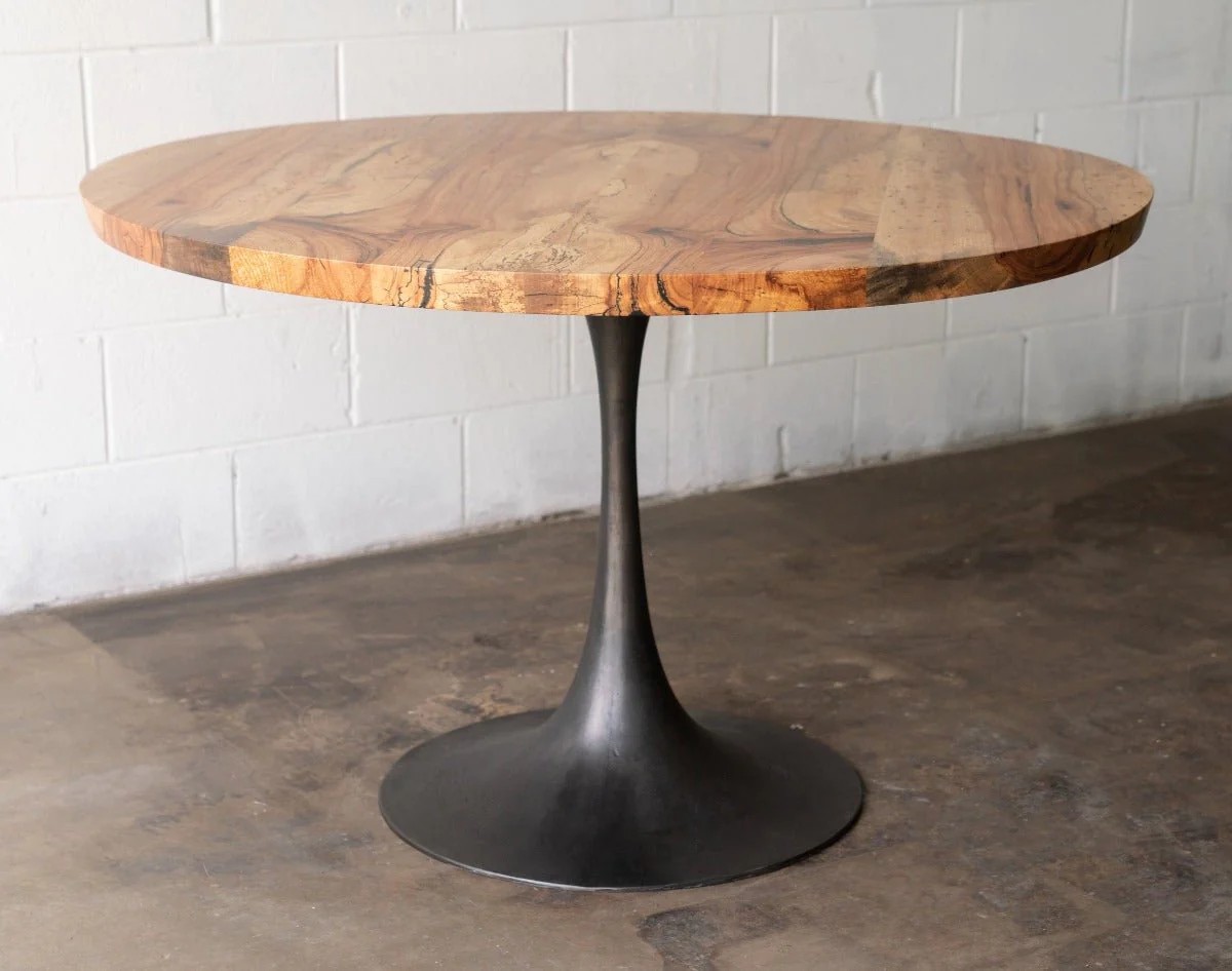 Chân bàn bằng sắt cho bàn gỗ tròn độc đáo