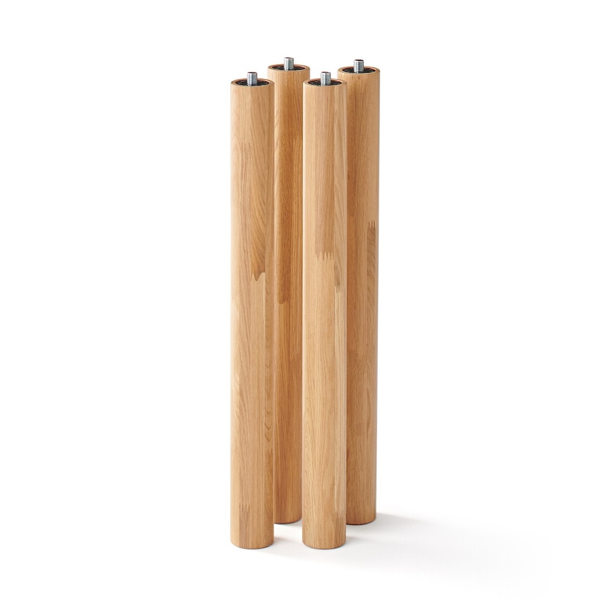 Chân bàn gỗ kiểu dáng tối giản kết hợp mối gắn kim loại