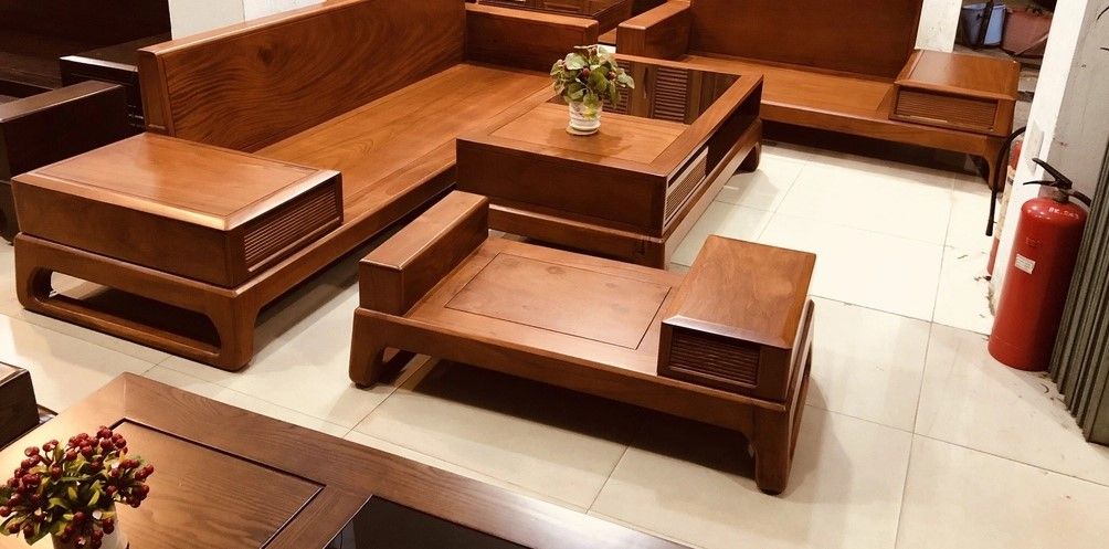 Ghế sofa nguyên khối gỗ Lim