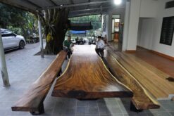 bàn ăn gỗ tự nhiên cho biệt thự Villa 1