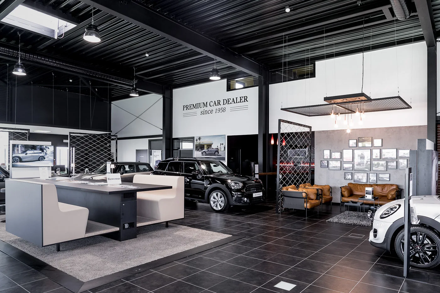 Chiêm ngưỡng mẫu thiết kế showroom ô tô có hệ thống ánh sáng đẹp