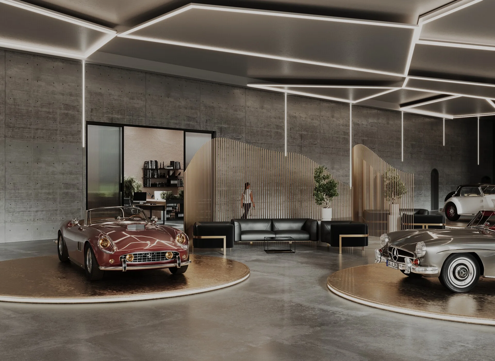 Tham khảo mẫu thiết kế showroom ô tô có diện tích lớn