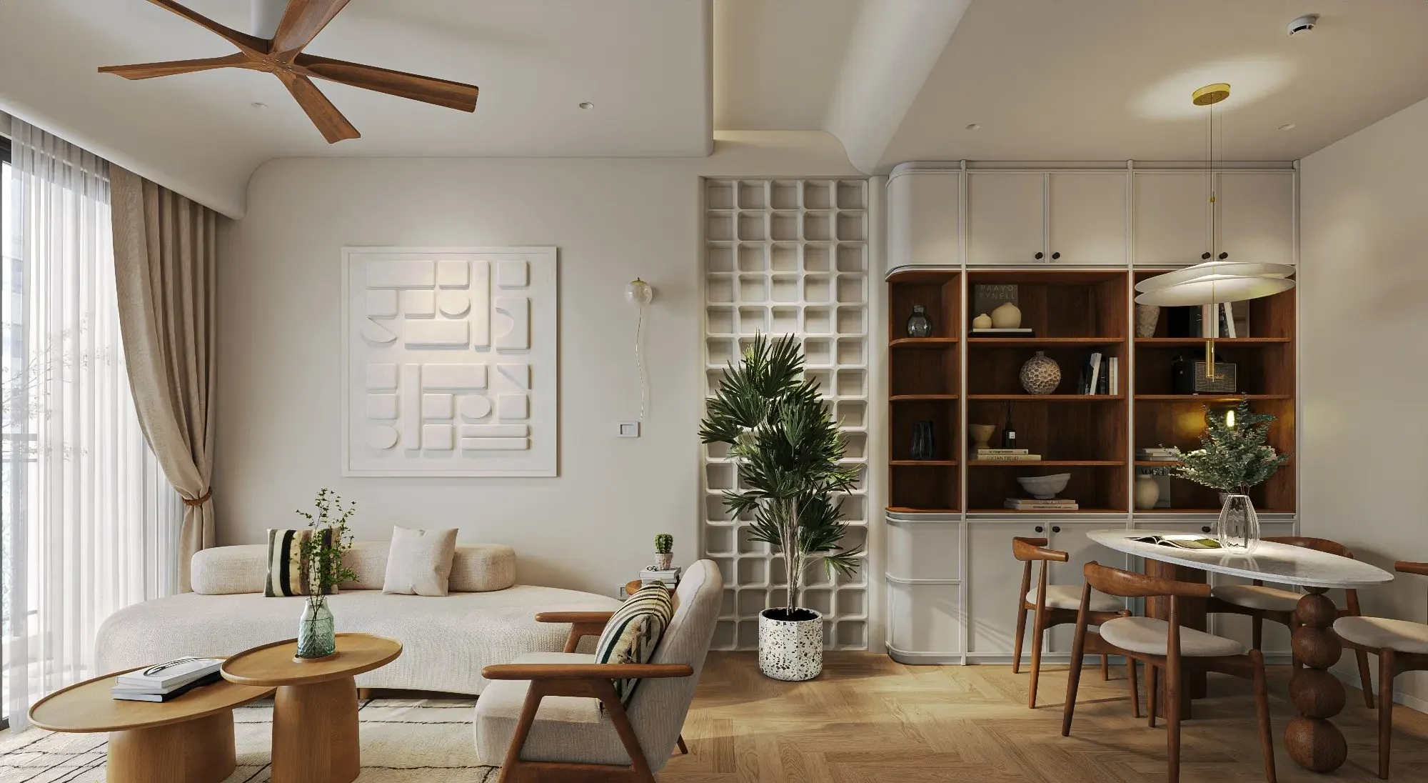 Thiết kế nội thất Wabi Sabi đề cao sự tối giản
