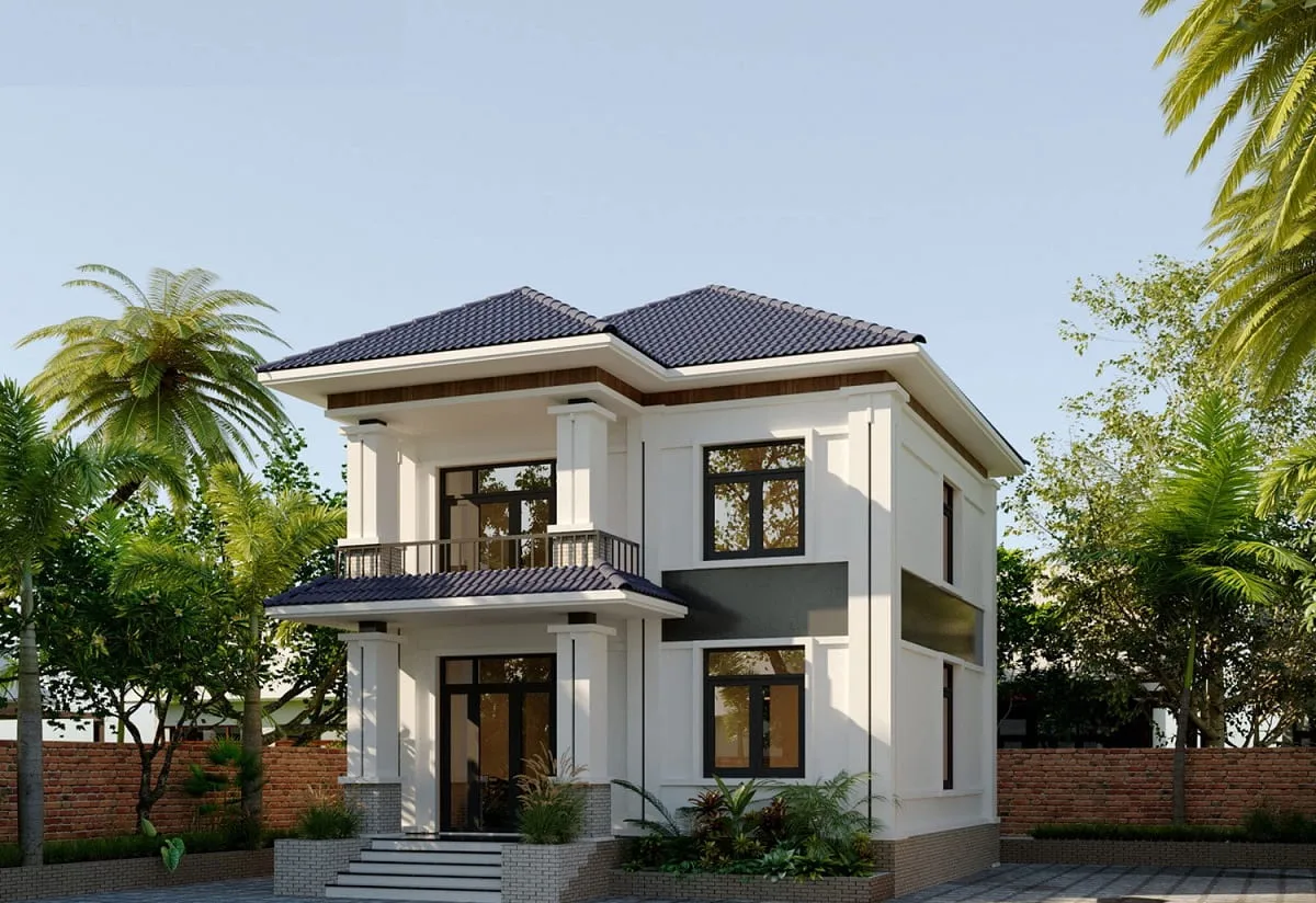 Hệ mái Thái có thiết kế mềm mại mang đến điểm nhấn cho căn nhà của bạn