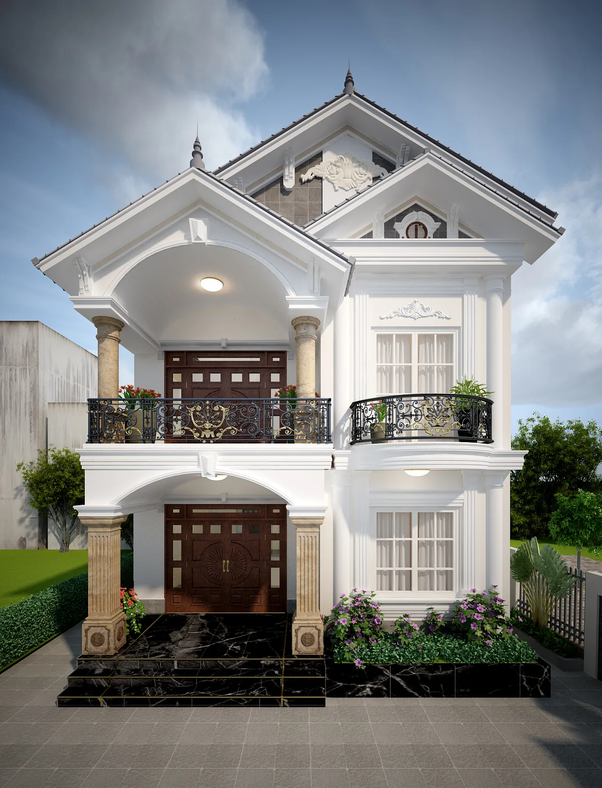 Thiết kế sang trọng của căn nhà khiến nhiều chủ đầu tư yêu thích 