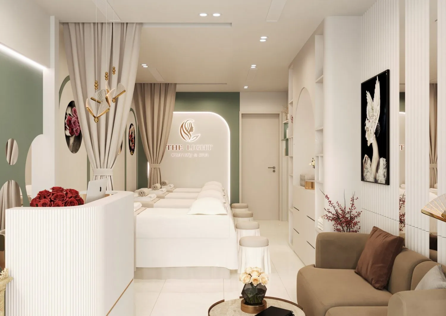 Thiết kế không gian spa massage thư giãn tại nhà