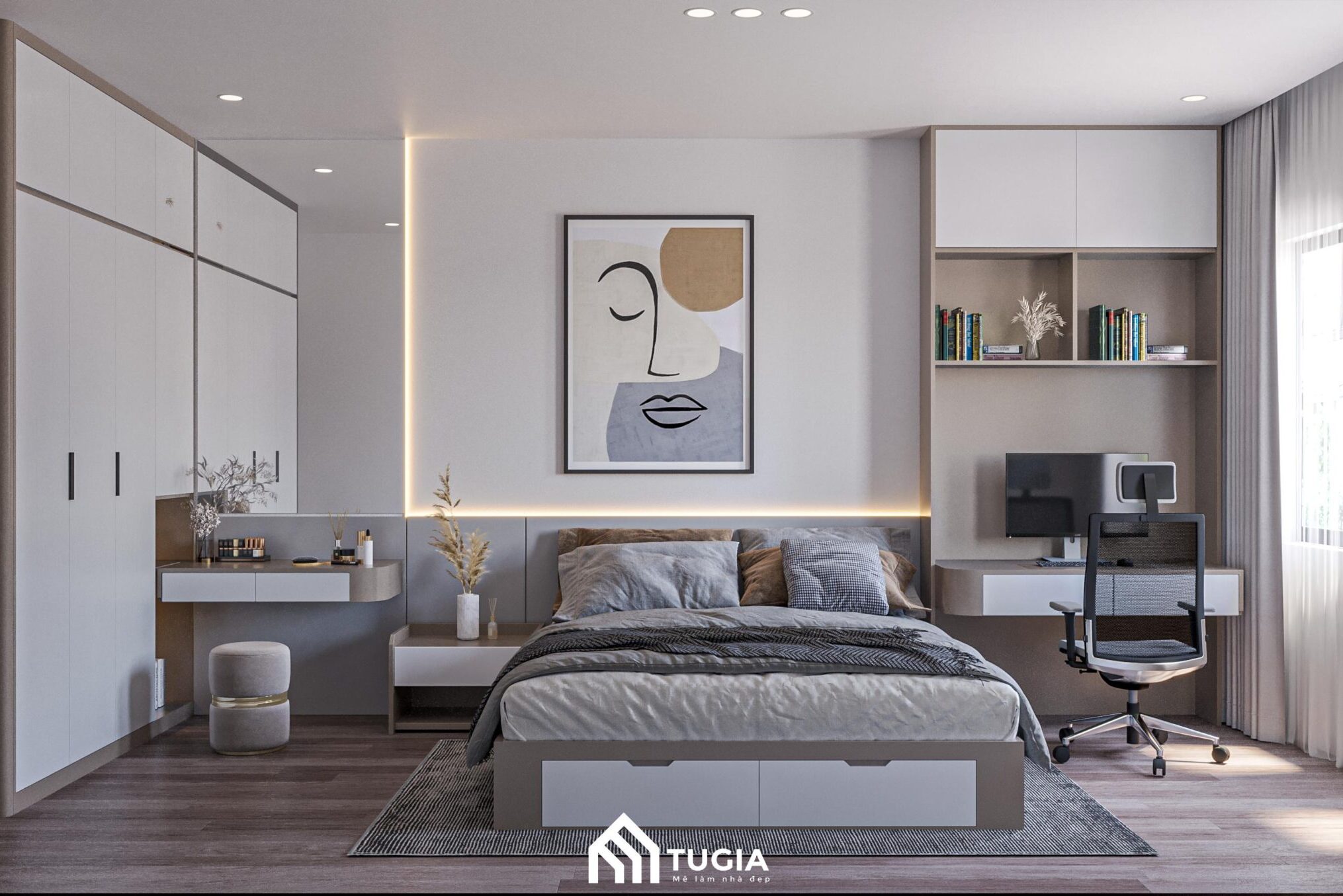 Vị trí đặt giường ngủ quyết định tới chất lượng giấc ngủ
