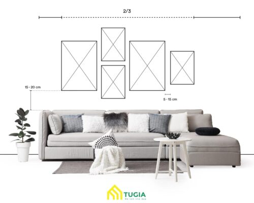 Kích thước tranh treo tường tiêu chuẩn và hợp phong thủy