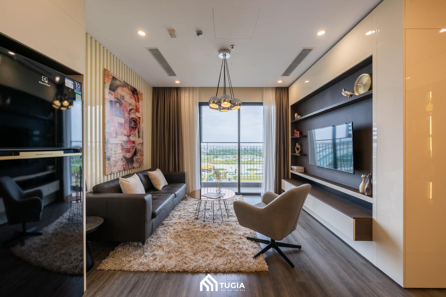 Thiết kế thi công nội thất đẹp cho phòng khách