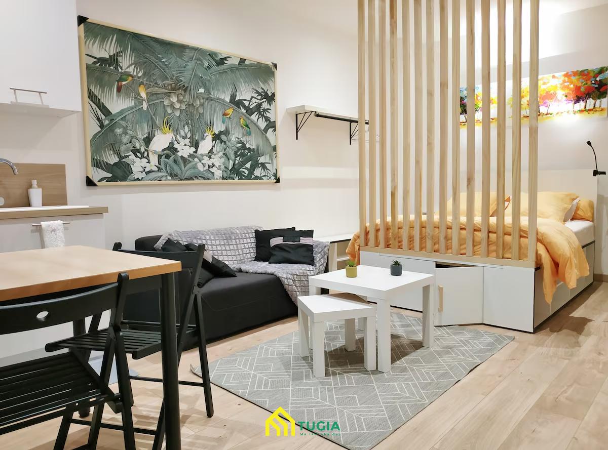 Căn hộ mini 15m2 gọn gàng, hiện đại với nội thất thông minh